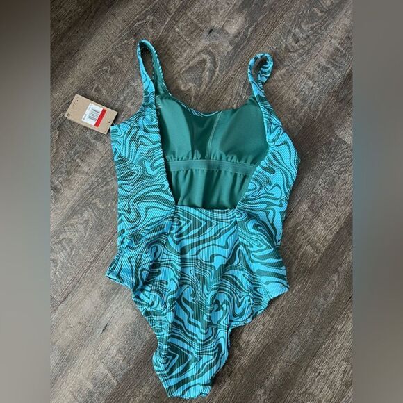 Nike Swirl One-piece Swimsuit-Size Large - Picture 4 of 7